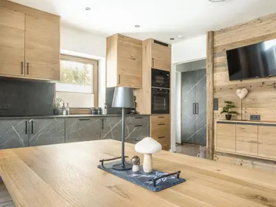 Küche/Küchenzeile in der Unterkunft Apartment Jagerstüberl-60qm EG mit gr Terrasse by Interhome