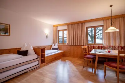 Ein Bett oder Betten in einem Zimmer der Unterkunft Apart Astner