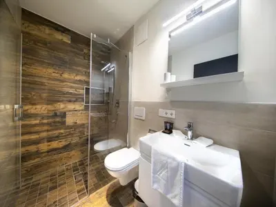 Ein Badezimmer in der Unterkunft Chalet by the Anfängerpiste ski-lift