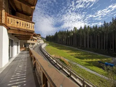 Naturlandschaft in der Nähe des Chalets