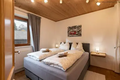 Ein Bett oder Betten in einem Zimmer der Unterkunft Haus Widmoser