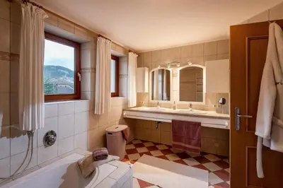 Ein Badezimmer in der Unterkunft Haus Widmoser