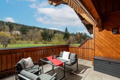 Ein Balkon oder eine Terrasse in der Unterkunft Haus Widmoser