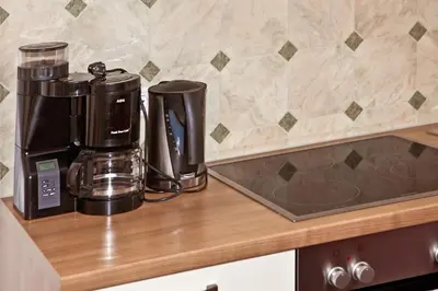 Kaffee-/Teezubehör in der Unterkunft Apartment Oberbichl