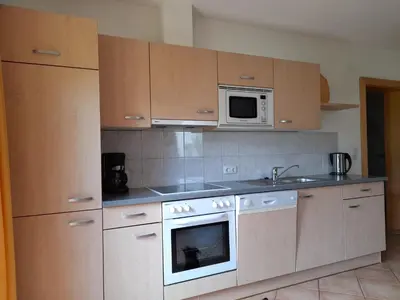 Küche/Küchenzeile in der Unterkunft Appartement Hochmuth