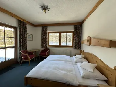 Ein Bett oder Betten in einem Zimmer der Unterkunft Residenz am Park