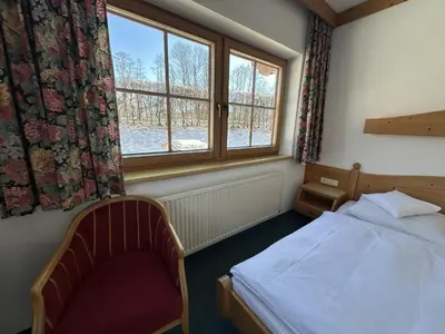 Ein Bett oder Betten in einem Zimmer der Unterkunft Residenz am Park