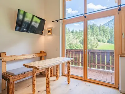 Ein Balkon oder eine Terrasse in der Unterkunft Haus Bergstille Top 3