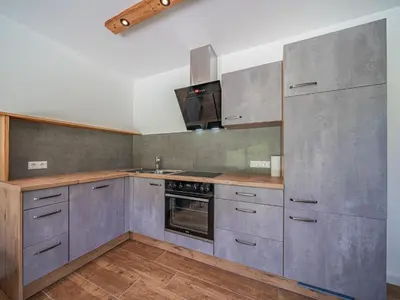 Küche/Küchenzeile in der Unterkunft Haus Bergstille Top 1