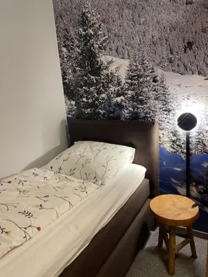 Ein Bett oder Betten in einem Zimmer der Unterkunft Saalbacher Real Top 3