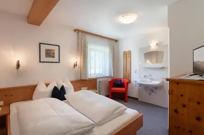 Ein Bett oder Betten in einem Zimmer der Unterkunft Hofer's Wiesenheim