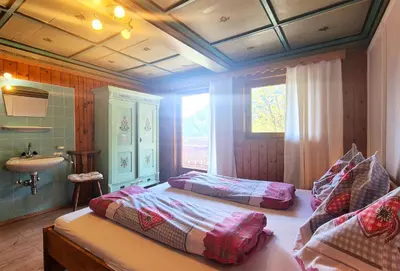 Ein Bett oder Betten in einem Zimmer der Unterkunft Almliesl SCHL-749