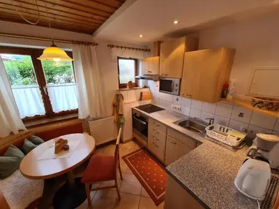 Küche/Küchenzeile in der Unterkunft Landhaus KitzAlp (Alpenheim)