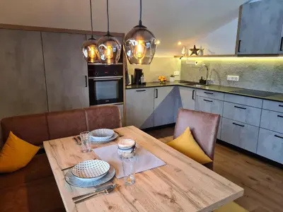 Küche/Küchenzeile in der Unterkunft Landhaus KitzAlp (Alpenheim)