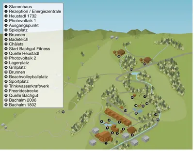 Grundriss der Unterkunft Bachgut, das Resort am Berg - Chalet 2