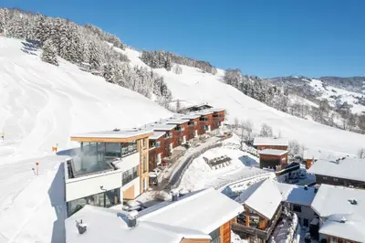 Bachgut, das Resort am Berg - Chalet 3 im Winter