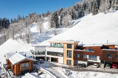 Bachgut, das Resort am Berg - Chalet 3 im Winter
