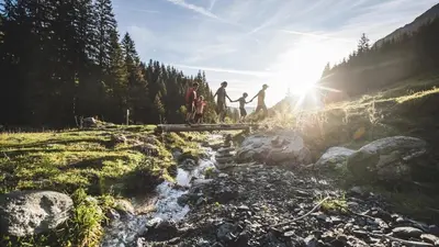 Naturlandschaft in der Nähe des Chalets