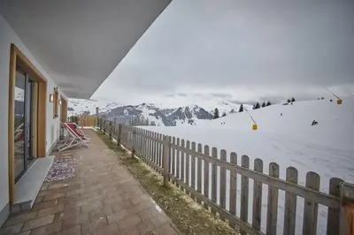 Naturlandschaft in der Nähe des Chalets