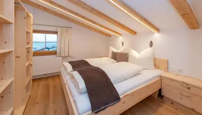 Ein Bett oder Betten in einem Zimmer der Unterkunft Haus Horngacher