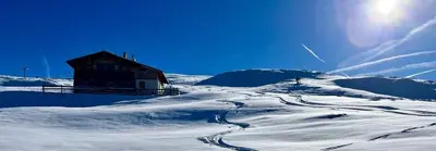 Mahderhütte im Winter