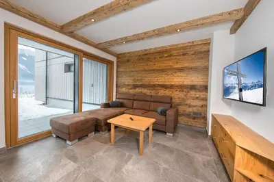TV/Unterhaltungsangebot in der Unterkunft Wellnesschalet Tauern Juwel