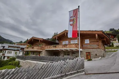 Naturlandschaft in der Nähe des Chalets
