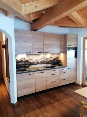 Küche/Küchenzeile in der Unterkunft Tirol Appartement Haus Zillertal