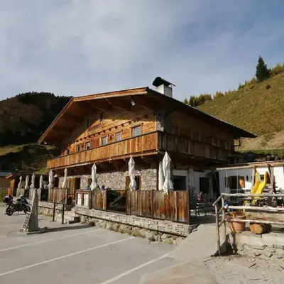 Alpine pasture in the Zillertal mountains