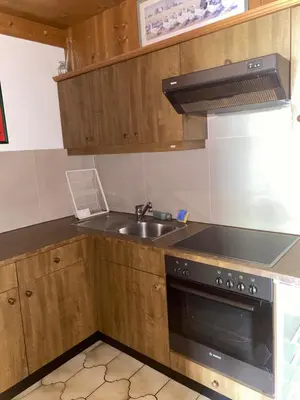 Küche/Küchenzeile in der Unterkunft Gästehaus Hölzlbauer