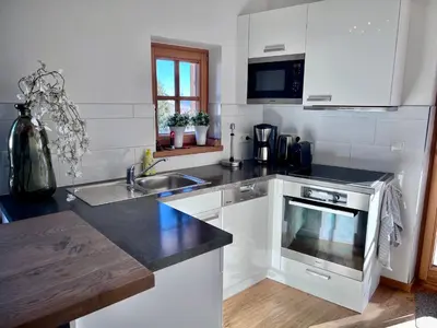 Küche/Küchenzeile in der Unterkunft Penthouse JenSen