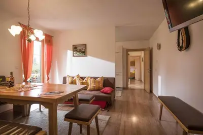 TV/Unterhaltungsangebot in der Unterkunft Ferienwohnung Fußalm