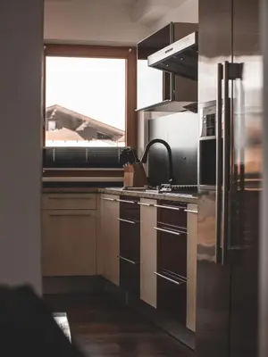 Küche/Küchenzeile in der Unterkunft CENTRAL STAY - Appartement Gerlos 177