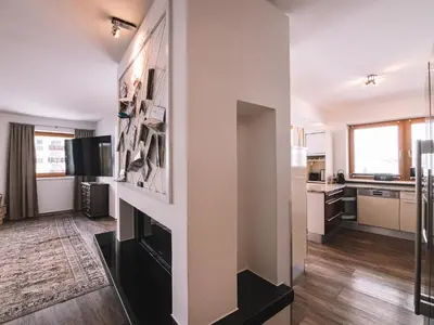 Küche/Küchenzeile in der Unterkunft CENTRAL STAY - Appartement Gerlos 177
