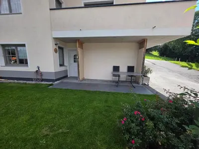 Ein Garten an der Unterkunft Bergpanorama Mühlhans