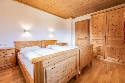 Ein Bett oder Betten in einem Zimmer der Unterkunft Chalet Königsleiten 167A
