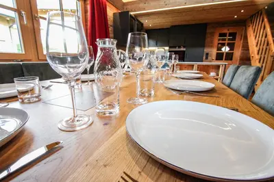 Getränke in der Unterkunft Chalet Königsleiten 167A