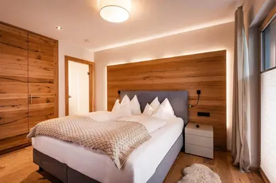 Ein Bett oder Betten in einem Zimmer der Unterkunft das Luis