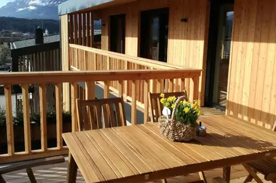 Ein Balkon oder eine Terrasse in der Unterkunft das Luis