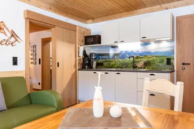 Küche/Küchenzeile in der Unterkunft Ferienhaus Elisabeth NaturNah