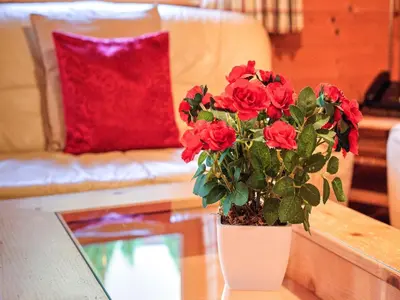 Ein Sitzbereich in der Unterkunft Holiday Village Wildschönau Nature Escape Chalet