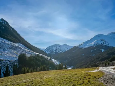 Naturlandschaft in der Nähe des Ferienhauses