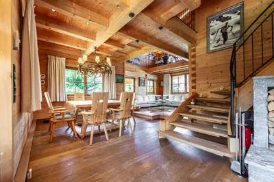 Grundriss der Unterkunft Harmony Deluxe Chalet, Sauna & Fireplace by Belle-Stay