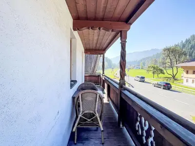 Ein allgemeiner Bergblick oder ein Berglick von der Ferienwohnung aus