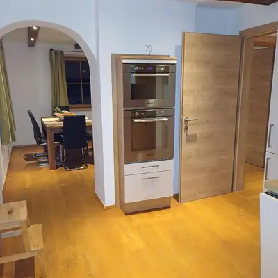 Küche/Küchenzeile in der Unterkunft Haus Huber Sonnenhofweg