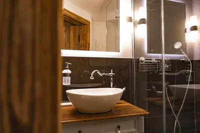 Ein Badezimmer in der Unterkunft Löw Chalet Suite 3 in the heart of Kitzbühel by 360 Estates