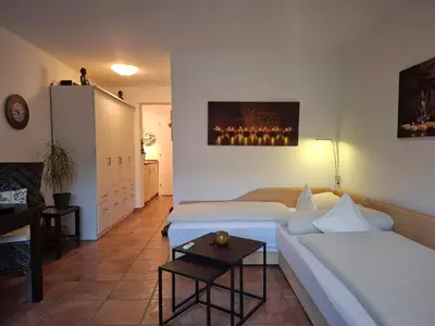 Ein Bett oder Betten in einem Zimmer der Unterkunft Bergblick with Private Sauna by Apartment Managers