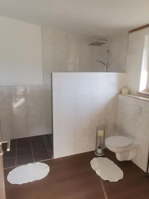 Ein Badezimmer in der Unterkunft Bauernhaus Brandberg