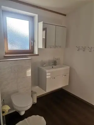 Ein Badezimmer in der Unterkunft Bauernhaus Brandberg
