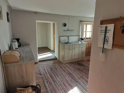 Küche/Küchenzeile in der Unterkunft Bauernhaus Brandberg